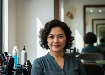 10 Model Rambut Ikal Pendek untuk Ibu 50 Tahun Tampil Awet Muda dan Elegan