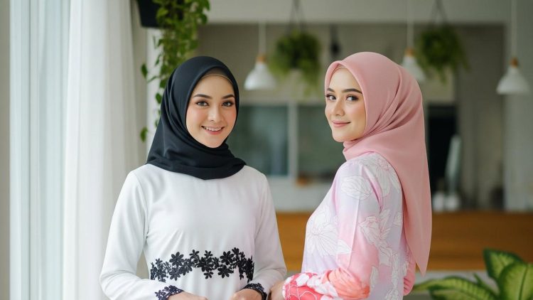 8 Rekomendasi Dress Panjang Motif Bunga dan Polos untuk Muslim 2025, Elegan dan Nyaman