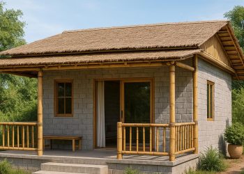 7 Model Rumah Kecil Cantik dari Batako dan Bambu yang Natural dan Terjangkau 2025