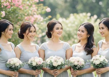 10 Rekomendasi Dress Brokat Tile untuk Pernikahan Keluarga Tampil Kompak dan Elegan