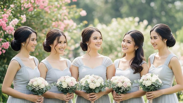 10 Rekomendasi Dress Brokat Tile untuk Pernikahan Keluarga Tampil Kompak dan Elegan