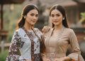 10 Inspirasi Gaya Terkini Menawan Batik Kombinasi Brokat Lengan Ruffle Modern