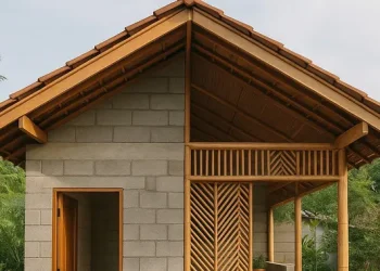 Model Rumah Kecil Cantik 4×6 dari Batako dan Bambu serta Potongan Rambut Ibu-Ibu 2025