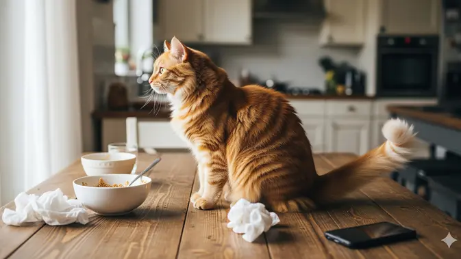 Melatih Kucing dan Anjing Agar Tidak Naik ke Meja Dapur dengan Trik Berbeda