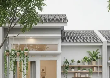 Desain Rumah Sederhana 6×8 Meter dan Model Teras Rumah Terbaru Terbaik