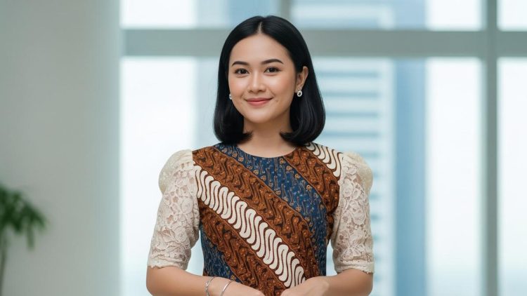 9 Model Tunik Batik Kombinasi Brokat Lengan Puff untuk Acara Semi Formal 2025 Terbaru