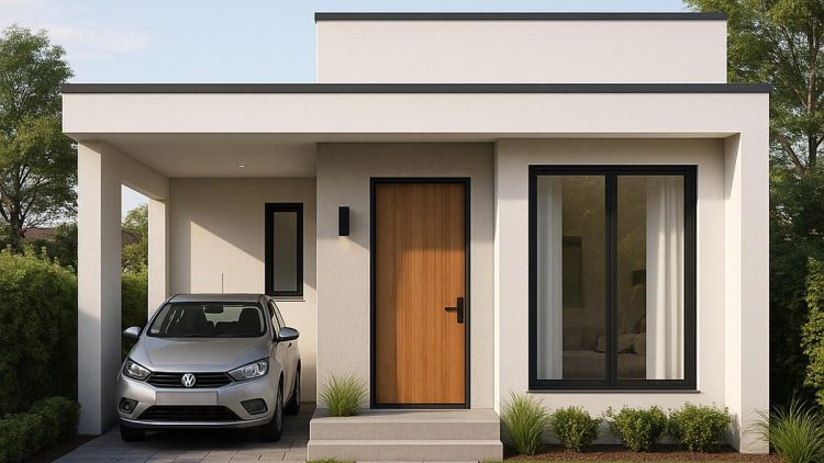 7 Model Rumah Sederhana 9×6 Meter Atap Datar 2025 yang Modern dan Fungsional