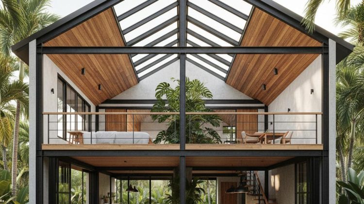 9 Desain Rumah Mezzanine Konsep Industrial Modern untuk Hunian Stylish dan Fungsional