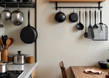 9 Ide Dapur Rumah Sempit Menggunakan Rak Besi Multifungsi untuk Hemat Ruang