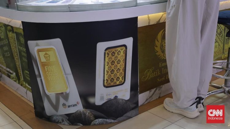 Harga Emas Menurun Jadi Rp2,73 Juta per Gram Setelah Naik Rp86 Ribu