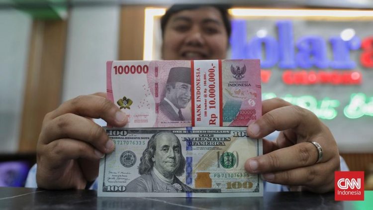 Rupiah Menguat ke Rp16558 Akibat Prospek Pemangkasan Suku Bunga The Fed