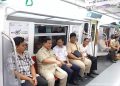 Prabowo Naik KRL dari Stasiun Manggarai ke Tanah Abang Baru