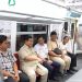 Prabowo Naik KRL dari Stasiun Manggarai ke Tanah Abang Baru