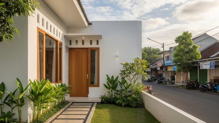 8 Desain Depan Rumah Minimalis dengan Pintu Samping yang Estetik dan Fungsional