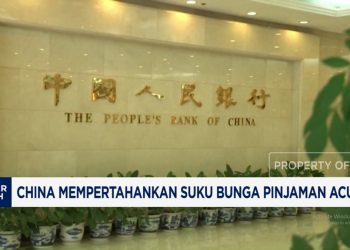 China Pertahankan Suku Bunga Pinjaman Acuan Selama 8 Bulan Berturut-turut