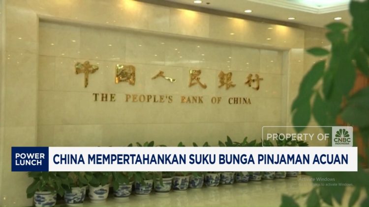 China Pertahankan Suku Bunga Pinjaman Acuan Selama 8 Bulan Berturut-turut